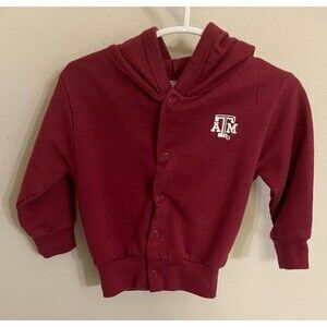 Texas A&M University Aggies Baby Sweatshirt Hoodie, Size 3-6 months